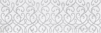 Декоративная плитка Laparet 17-03-01-1195-0 х9999132717 Pub 60x20 белая глазурованная матовая / неполированная под мрамор / с узорами
