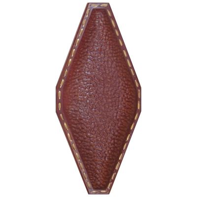 Мозаика NSmosaic TR-2701 Ceramic 12x27 коричневая структурированная под кожу, чип ромб