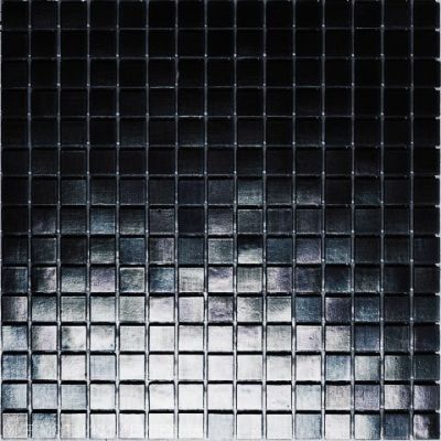 Мозаика ROSE MOSAIC WB49 Rainbow (размер чипа 10x10 мм) 31.8x31.8 черная глянцевая моноколор перламутр
