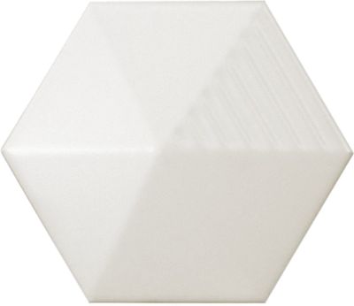 Настенная плитка Equipe 23030 Magical 12.4x10.7 белая матовая 3d узор / моноколор