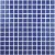 Мозаика Vidrepur С0001593 Colors № 803 (на сетке) 31.7x31.7 синяя глянцевая моноколор, чип 25x25 квадратный