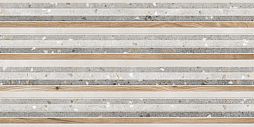 Декоративная плитка Laparet 04-01-1-18-05-06-3629-0 х9999285775 Era 60x30 серая глазурованная матовая под камень с полосами
