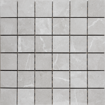 Мозаика Velsaa VEL-232 / RP-114723-03 Selection Grigio Grey Mosaic 30х30 серая полированная под мрамор, чип 47х47 мм квадратный