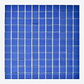 Мозаика Pixel mosaic PIX003 из стекла 30x30 синяя глянцевая моноколор, чип 25x25 мм квадратный