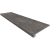 Комплект Estima Set/Steptrade/TN02_NR/33x120/Riser/TN02_NR/14,5x120 Tramontana Anthracite Ступень TN02 (33x120) непол. (прямоугол. бортик) без насечек + Подступенок (14,5x120) 33x120 серый неполированный под камень