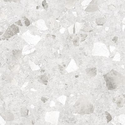 Керамогранит Alma Ceramica GFU04STE07R Steel rock 60x60 белый сахарный под терраццо
