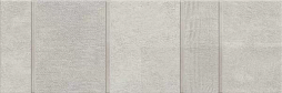 Настенная плитка Ibero R0000971 Silken Concept Grey 25x75 серая матовая под бетон / полосы