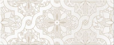 Декоративная плитка Azori 582682001 Sanmarco Crema Palazzio 20.1x50.5 бежевая матовая с орнаментом