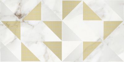 Декоративная плитка Laparet 04-01-1-18-03-00-3627-0 х9999285828 Dune 60x30 белая глазурованная глянцевая под геометрию