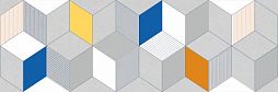 Декоративная плитка EM-TILE УТ-00009237 Neo Deco Cube 20x60 комбинированная матовая орнамент