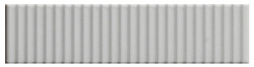Настенная плитка 41zero42 4100602 Biscuit Strip Bianco 5x20 белая матовая 3D узор / полосы