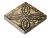 Напольная вставка Роскошная мозаика ВА 03 4.8x4.8 Калипсо золотая стеклянная