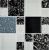 Мозаика Роскошная мозаика МС 2171 30x30 микс белая/серая/платиновая/белая колотая глянцевая, чип 23x23/48x48 квадратный