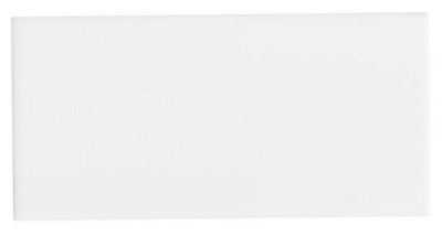 Настенная плитка Adex ADST1010 Studio Liso Snow Cap 7,3x14,8 белая глянцевая моноколор