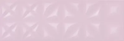 Настенная плитка Cersanit LLU072D Lila 25x75 розовая матовая с орнаментом