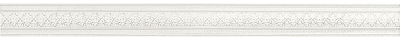 Бордюр New Trend BW0ELZ00 Eleganza 50x4 белый матовый орнамент