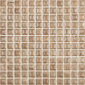 Мозаика Vidrepur С0002498 Stones № 4100/B (на сетке) 31.7x31.7 коричневая матовая / рельефная под камень, чип 25x25 квадратный