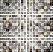 Мозаика Eletto Ceramica 707603001 Eletto Ceramica Terrazzo Mocca FG12 30x30 белая / коричневая глянцевая под камень