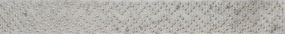 Бордюр LASSELSBERGER CERAMICS 1504-0415 Каррарский мрамор и Лофт 4x45 серый глянцевый голд