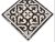 Напольная вставка Роскошная мозаика ВК 15 6x6 Испания керамическая матовая/глянцевая