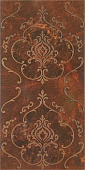 Декоративная плитка Керамин CDB00016935 Букингем 3Т 60x30 коричневая глянцевая с орнаментом