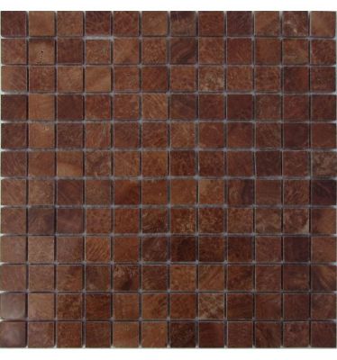 Мозаика FK Marble 35511 Classic Mosaic M072-23-6P 30x30 коричневая полированная