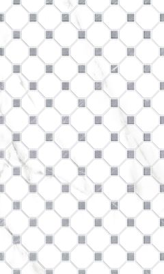 Настенная плитка Gracia Ceramica 010100000351 Elegance grey wall 03 v2 300х500 белая глянцевая под мрамор / под мозаику