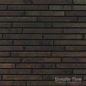 Камень искусственный Leonardo Stone Роттердам 708 21.5x6.5 коричневый рельефный под кирпич