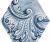Керамогранит Equipe 23216 Hexatile 17,5х20 белый / синий глазурованный глянцевый с орнаментом