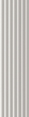 Настенная плитка 41zero42 4101016 Superclassica SCB Bianco Pli 8 мм Люкс 10x40 белая глянцевая полосы
