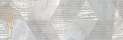 Декоративная плитка Laparet х9999281972 Shade 75x25 серый  орнамент