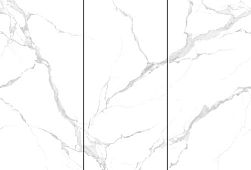 Керамогранит NT Ceramic NTT3004P Bianco Carrara 120x240 белый полированный под мрамор
