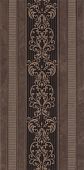 Декор Kerama Marazzi STG\B609\11129R Версаль 60x30 коричневый глянцевый под мрамор / узоры
