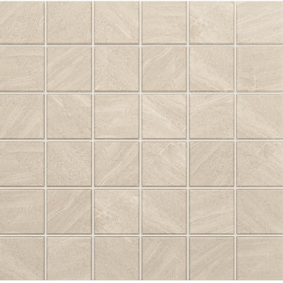 Мозаика Estima Mosaic/GB01_NS/30x30/5x5 Gabbro White 30x30 белая неполированная под камень, чип 5x5 квадратный