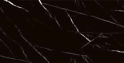 Керамогранит Novin Ceram N9765T37 Helsinki Black-Polished 60x120 черный глянцевый под мрамор