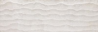Настенная плитка Venis V1440180 Contour White Matt 33.3x100 белая матовая волнистая