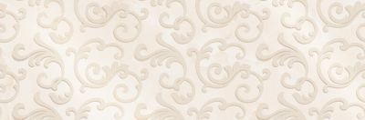 Декоративная плитка Eurotile Ceramica 16 Marbelia 89.5x29.5 бежевая / коричневая глянцевая с узорами