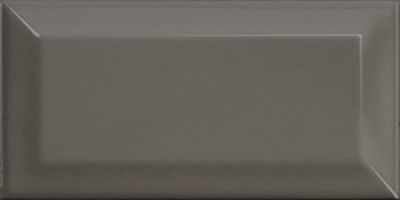 Настенная плитка Equipe 20903 Metro Dark Grey 7,5x15 серая глянцевая моноколор