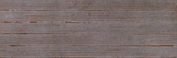 Керамическая плитка Eurotile Ceramica 692 RBD3GY Rebellion Relief 89.5x29.5 бежевая / коричневая матовая / рельефная полосы