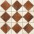 Плитка Peronda 0100531650 FS Arles Brown LT 33x33 белая / коричневая матовая / структурированная под геометрию