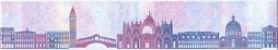 Бордюр Kerama Marazzi HGD\A199\880 Карнавал в Венеции 30x5.7 фиолетовый глазурованный матовый 