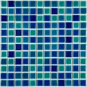 Мозаика NSmosaic PORCELAIN PW2323-14 300х300 синяя глянцевая