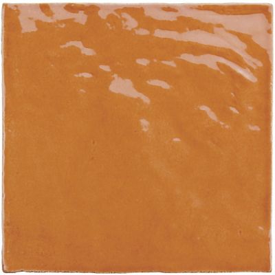 Настенная плитка Equipe 25857 La Riviera 13.2x13.2 оранжевая глянцевая моноколор