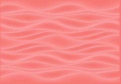 Настенная плитка Axima 40107 Селеста 280x400 красный глянцевый волны низ