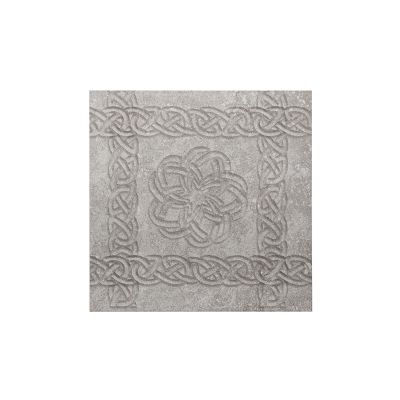 Декор вставка Exagres С0002473 Stone Gris 15x15 серый нескользящий под камень / орнамент