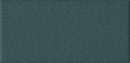 Настенная плитка Kerama Marazzi 19072 Пальмейра 9.9х20 зеленая матовая с орнаментом