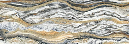 Декоративная плитка Eletto Ceramica 587842002 Gala Lusso 24.2x70 золотая глянцевая под камень