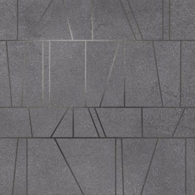 Керамогранит Kerama Marazzi DL841300R Турнель обрезной 80x80 серый матовый под бетон / геометрия