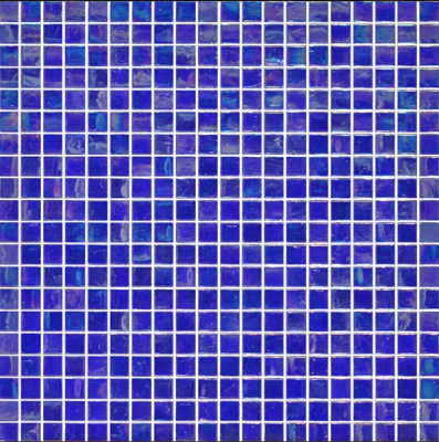 Мозаика ROSE MOSAIC WJ20 Galaxy (размер чипа 15x15 мм) 32.7x32.7 синяя глянцевая моноколор перламутр