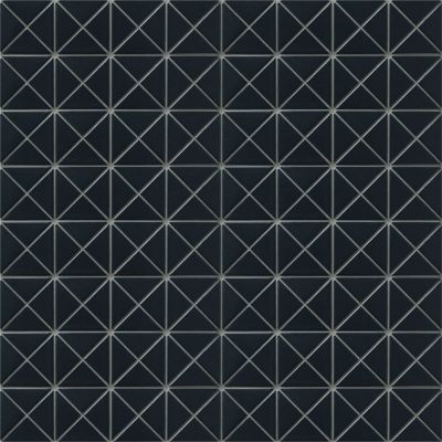 Мозаика Star Mosaic TR2-MB / С0003198 Albion Black 25.9x25.9 черная матовая геометрия, чип 40x60 мм треугольный